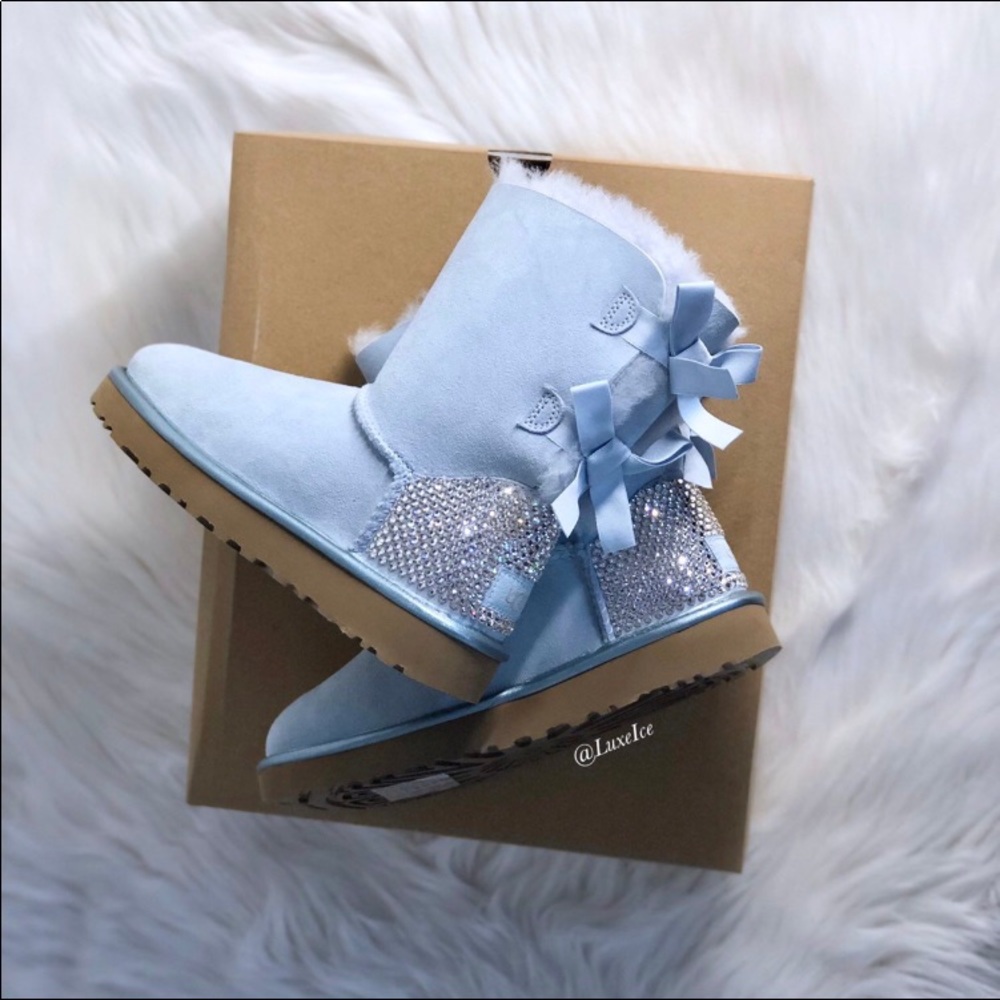 Uggs baby blue bling booths